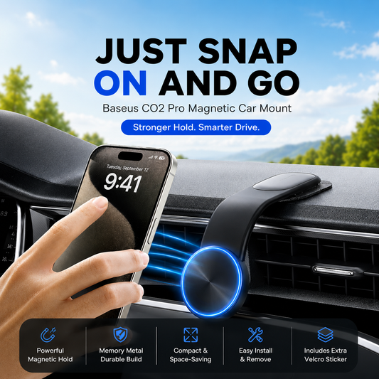 ✨ Premium 360° Magnetic Car Phone Mount 🚗📱